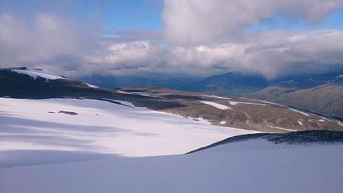 Styggebreen mot Juvashytta