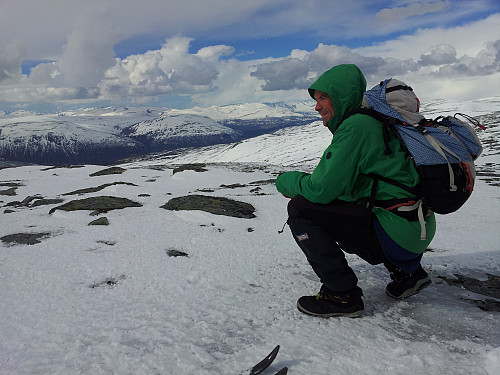 Brattfonnhøa.
Utsikt mot nordvest