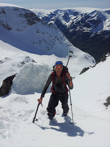 I fint driv opp mot Ramnefjellbreen
