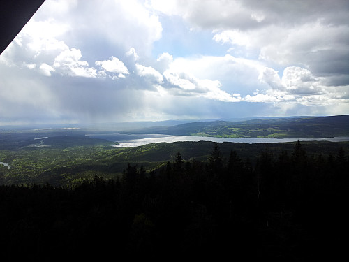 Haglbyger over Råholt & Hurdalssjøen