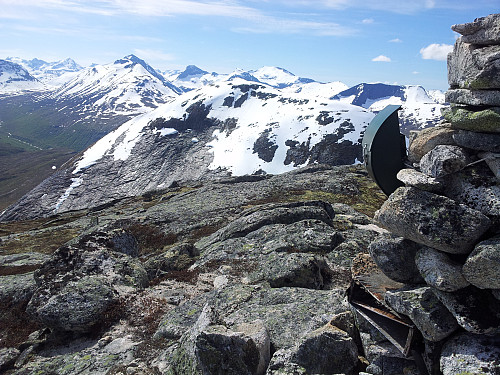 På Jamtetind. Mot Breidfjellet