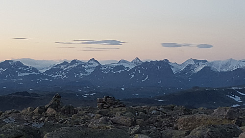 Kveldsstemning mot Jotunheimen