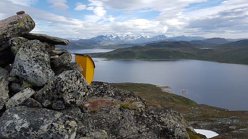 Horntind - Mot Øyangen & de sørøstlige Jotunheimtoppene
