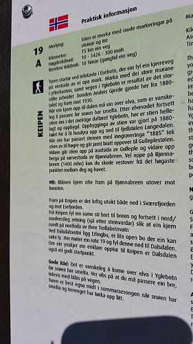 God turbeskrivelse & kart i Esebotn