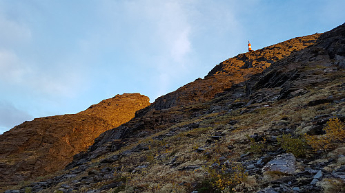 Solnedgang på Allmannberget