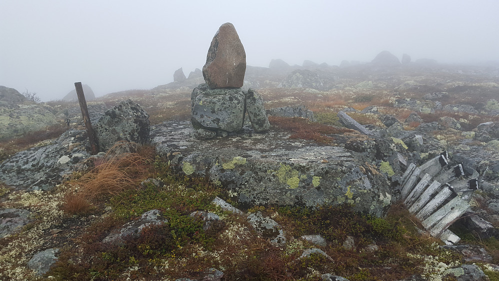 Tåke ved varden i dag
