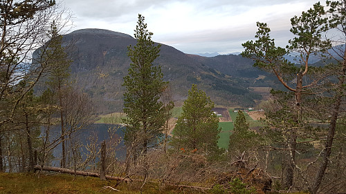 Begrenset utsikt mot Kvitfjellet