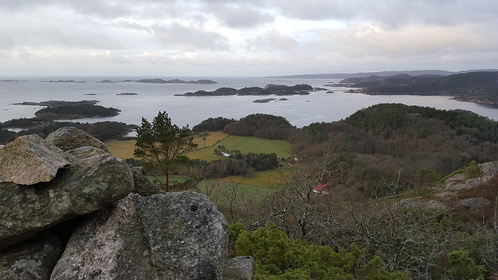 Utsikt mot sørvest