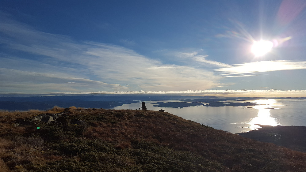 Dalvanuten med Sjernarøyane i Ryfylke rett mot sør