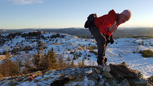 Brennknippen med Mannfjellet bak