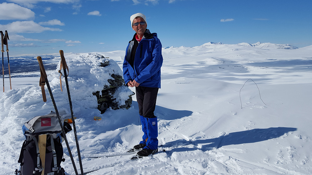 På Nørdre Bølhøgda med Rondane mot nord