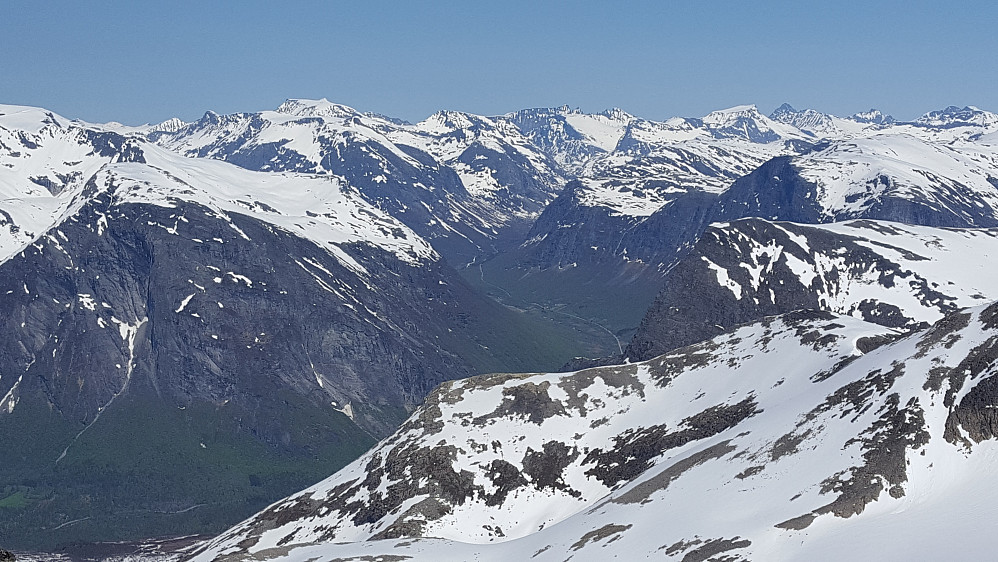 Utsikt i retning Trollstigen