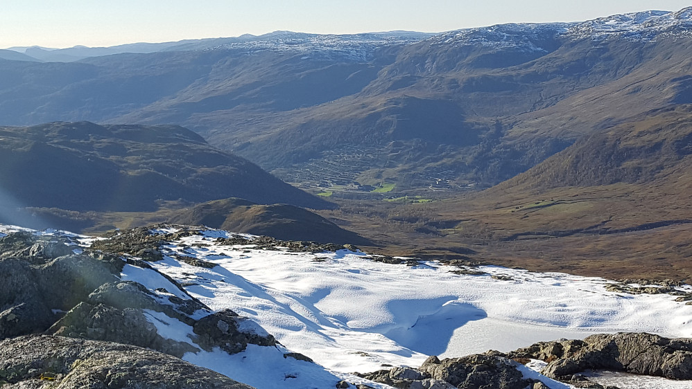 B2 - Skidestinasjon Myrkdalen sett fra toppen