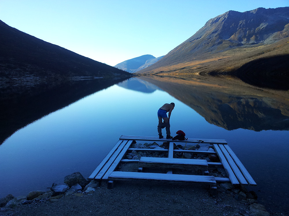 Klar for senhøstbad... :)