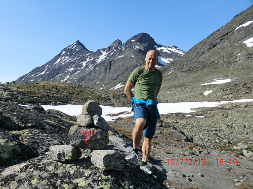 (En liten rekognoseringstur inn i Torfinnsdalen kvelden før)