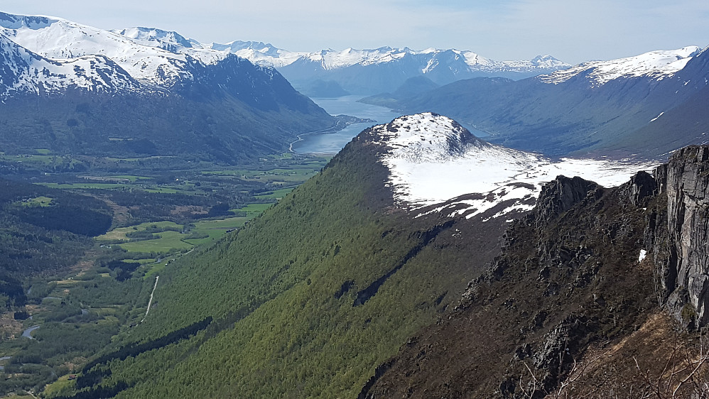 Aksla & Isfjorden sett fra Husnebba