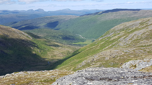 Tverrfjellet - mot E 39 & Søylia