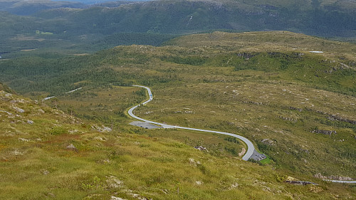 Brekka sett fra Fevelfjellet
