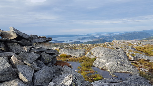 På Nordfjellet - utsikt mot kystlandskapet i nord