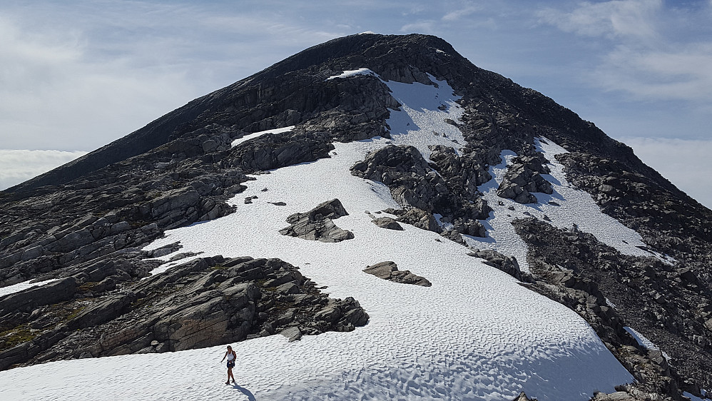 Berlifjellet fra oppstigning til Remsfjellet Nordvest