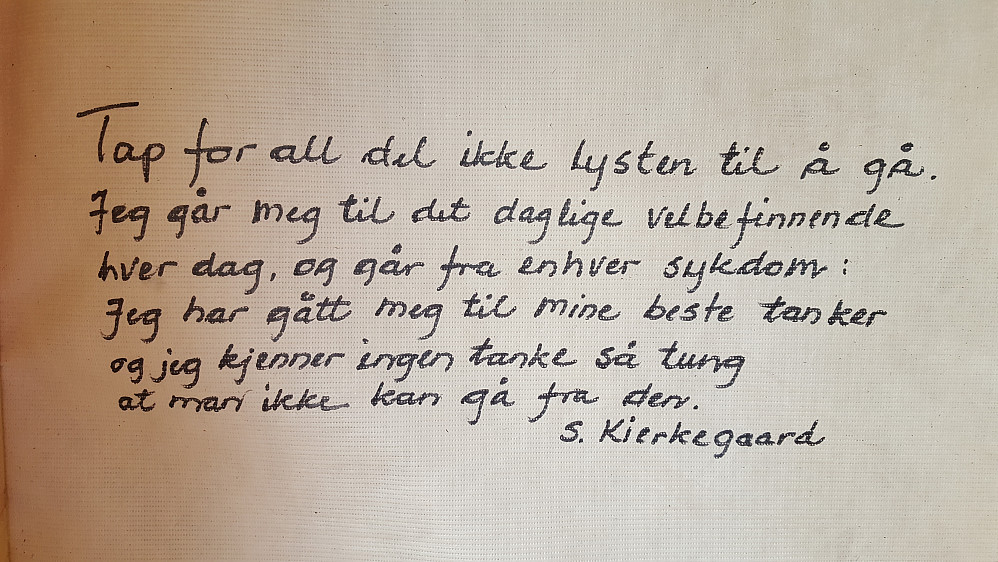 Sannhetens ord på utedoveggen :)