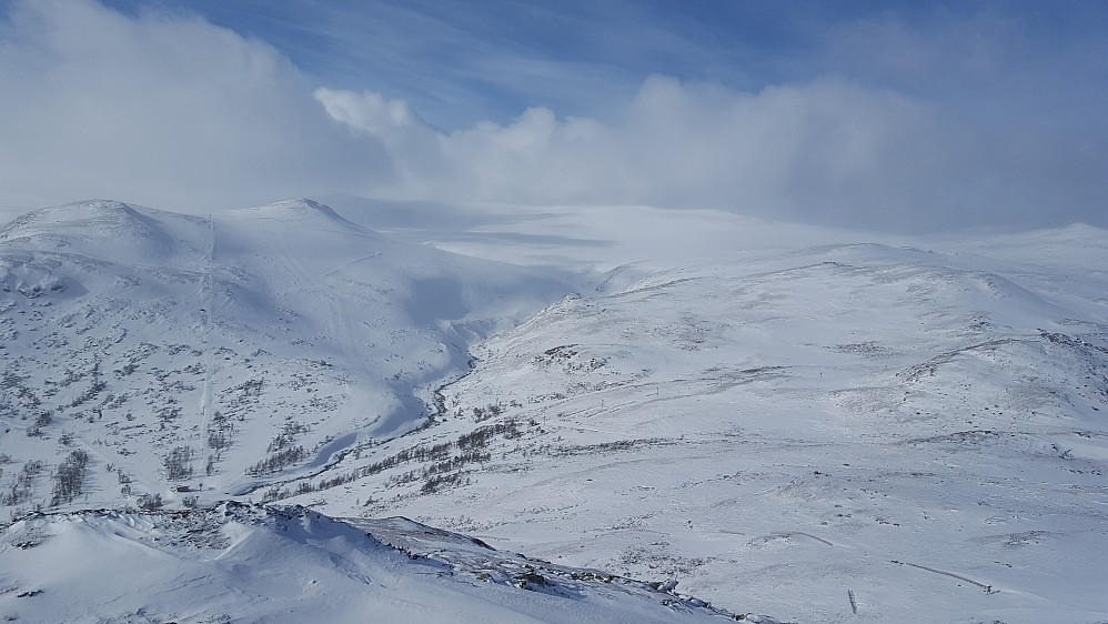 Og full vinter i høyfjellet...