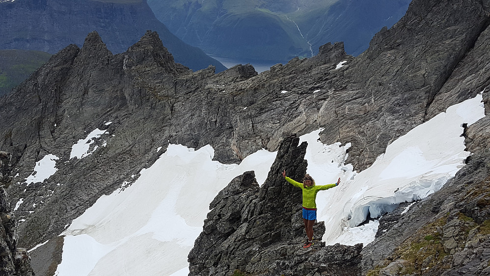 En pinnakkel ved Urkedalstinden
