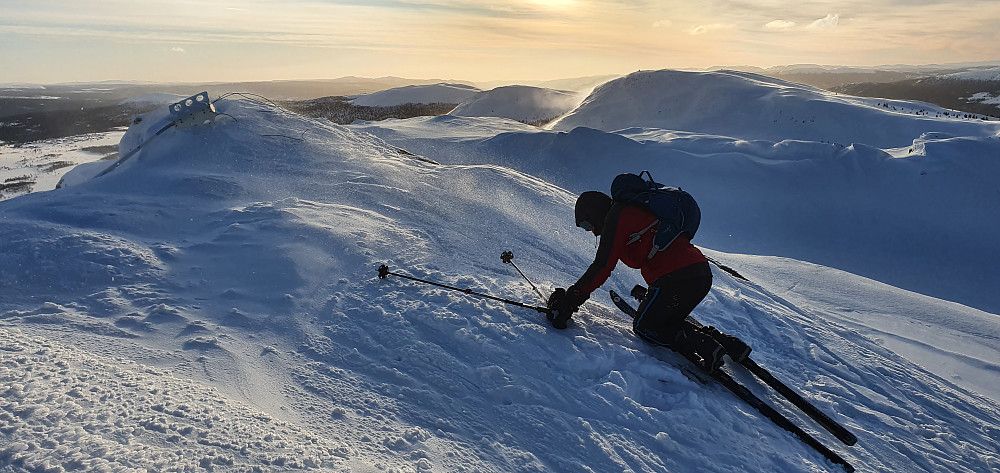 Sterk vind ja... ;-) På Svartfjellet