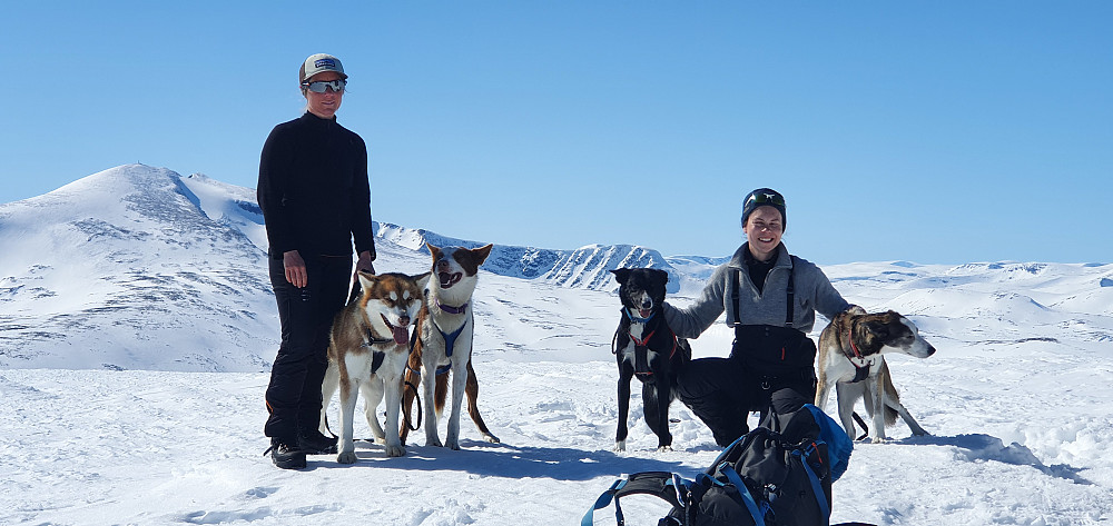 Solveig & Tone med fornøyde hunder :)