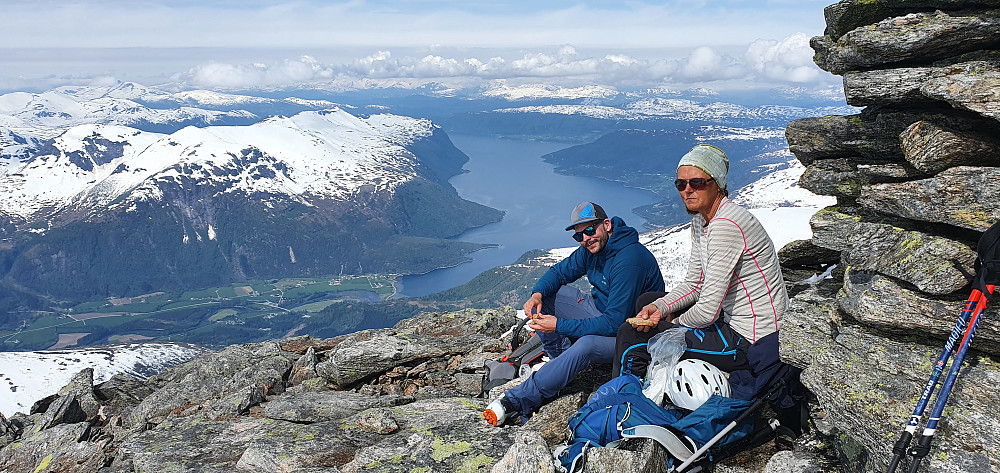 Flott utsikt fra Skjorta :)