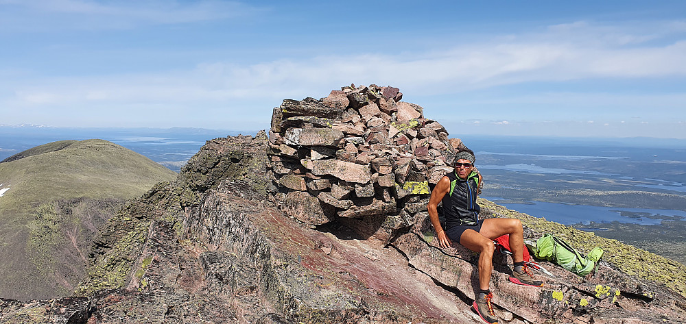 På Midtre Sølen (1755 moh)