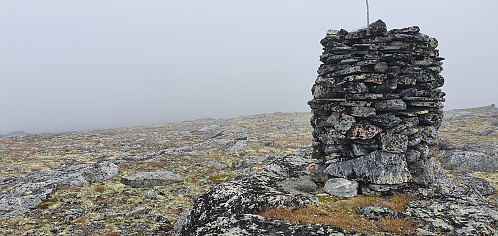 Trondfjellet i tåke