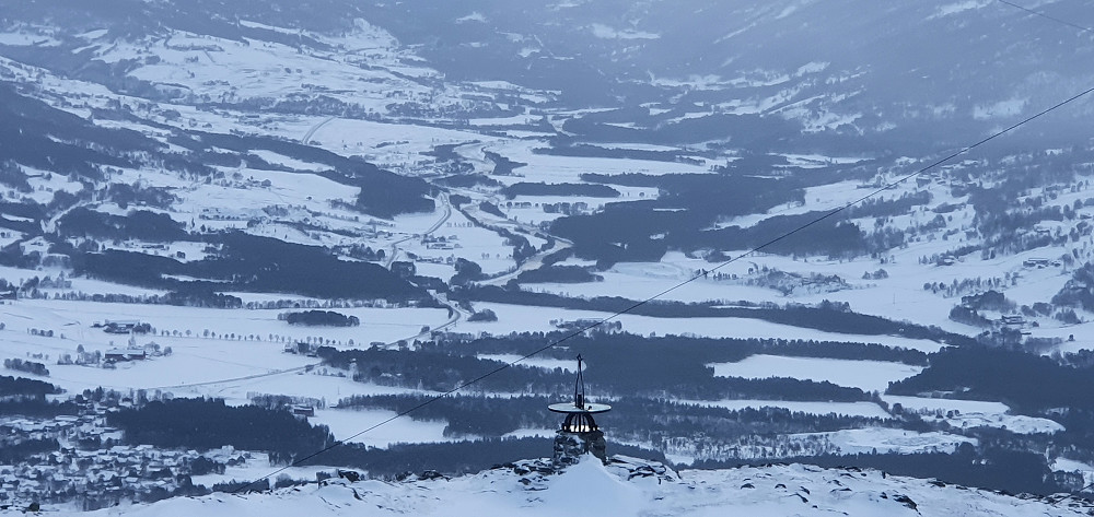 Sikteskiva på Skjørstadhovden