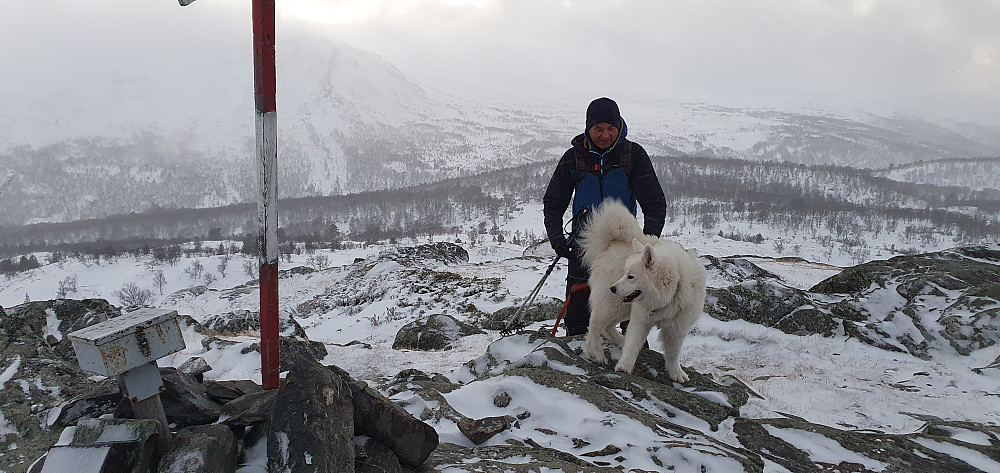 Egil & en av hundene
