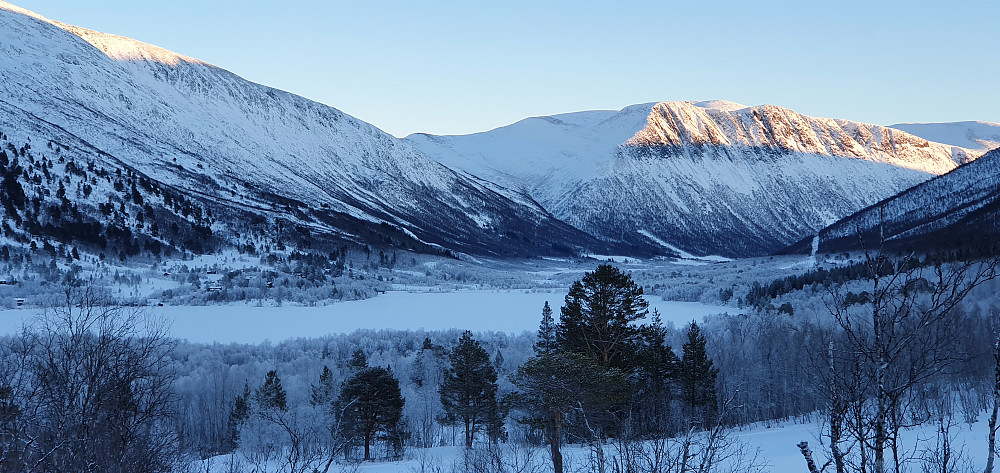 Januar og kald dag i Storlidalen