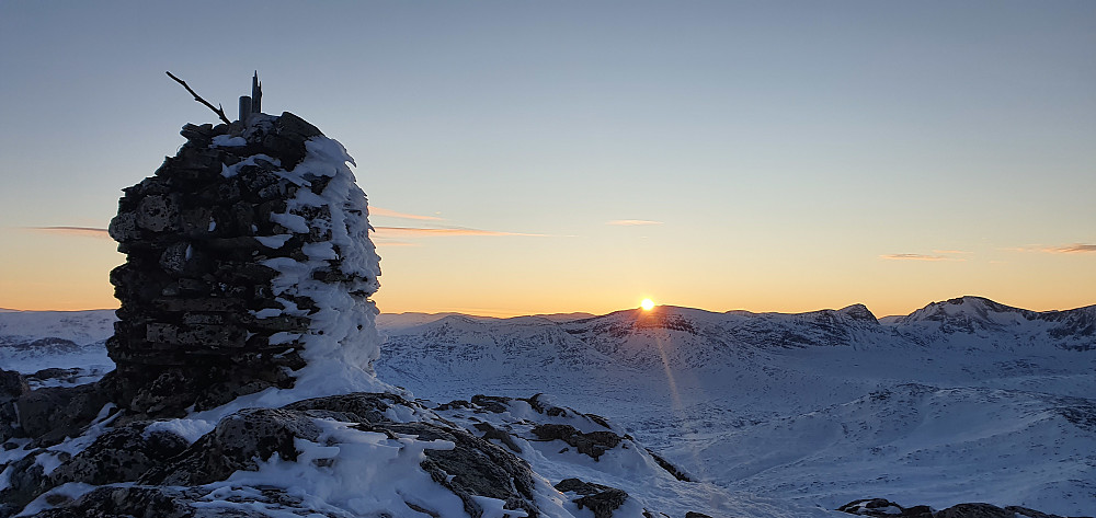 Solnedgang på Storbekkhøa
