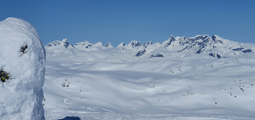 Hurrungane sett fra Nordre-Knipen