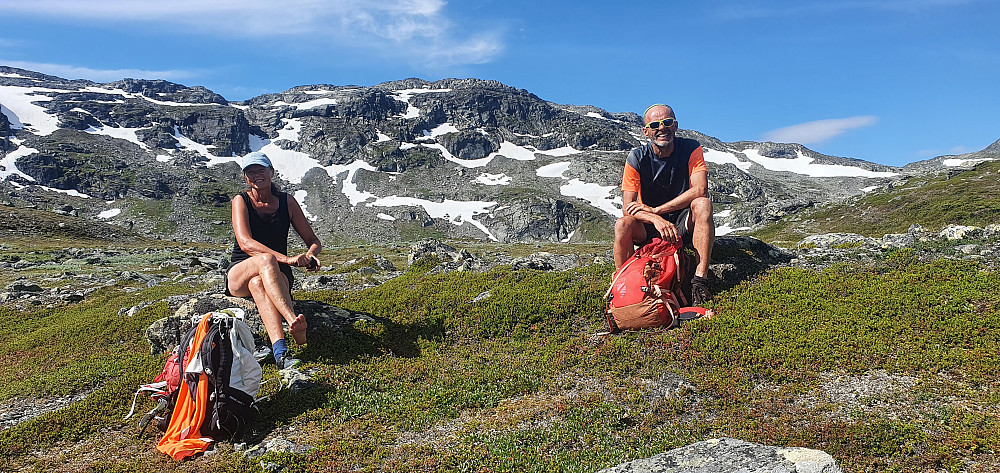 Ove & Ellen oppe i Sauebotten
