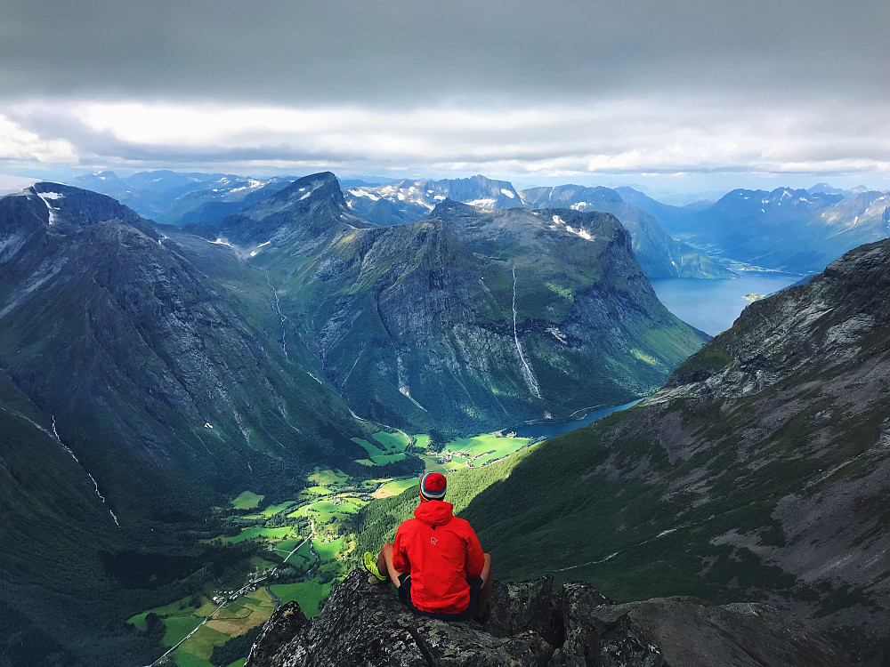 Endelig på toppen