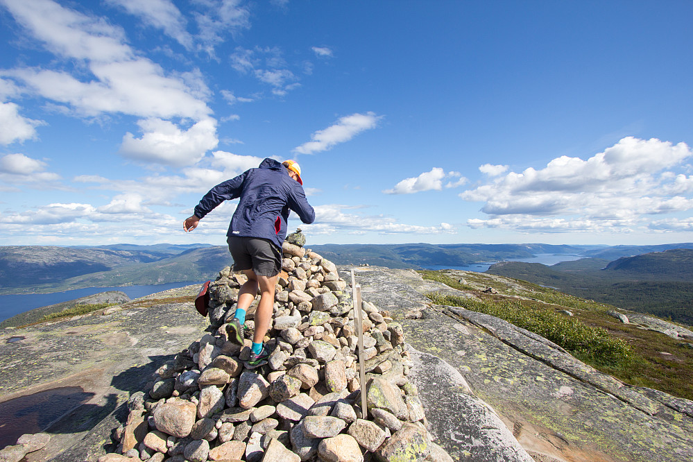 Opp for å teste toppvarden...
