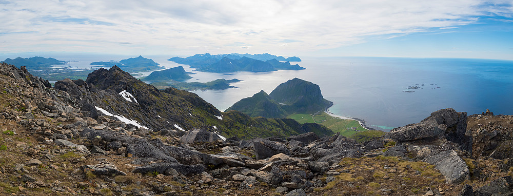 Tilbakeblikk like før toppen