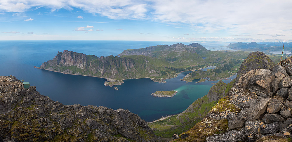 Utsikten fra hovedtoppen