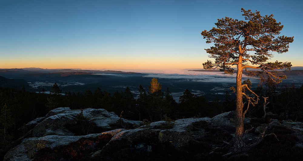 Siste solstrålene for i dag 