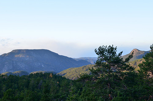 Utsikt fra Portilknatten, høyeste punkt på Steinlandsfjellet