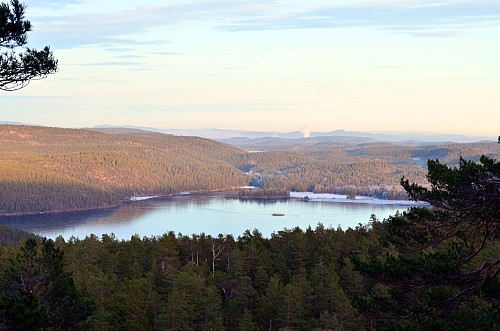 Fra Malfjell mot Rørholtfjorden