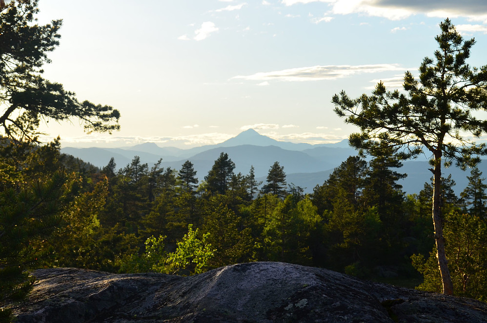 Gaustatoppen sett fra Klokksfjell