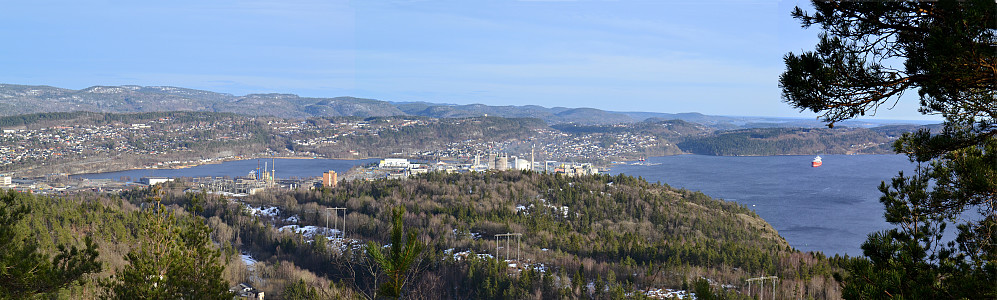 Utsikt fra Lakollen