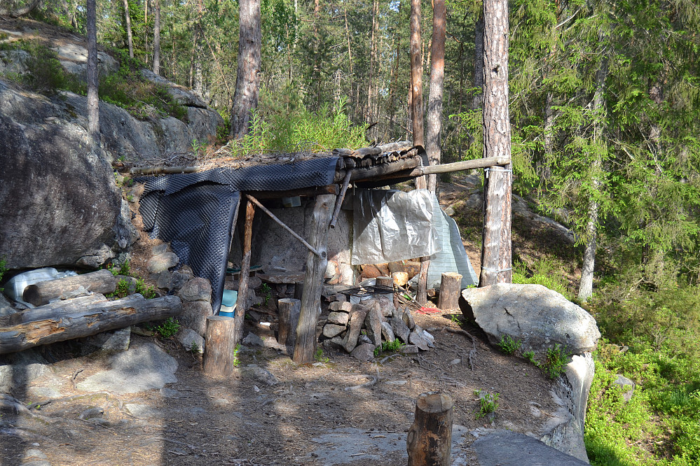 Gapahuken ved Langgangsmyra