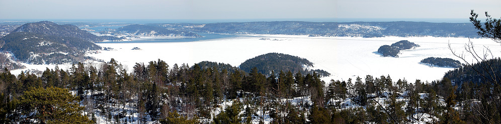 Utsikt fra Hesttjennknuten mot Kilsfjorden