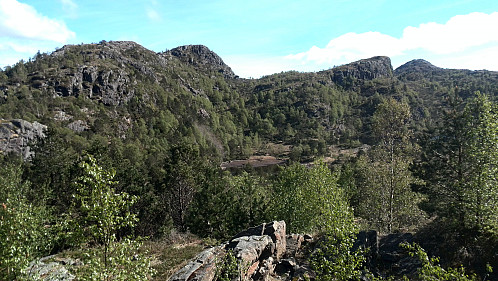 Ørnafjellet, Skjenafjellet og Lyderhorn